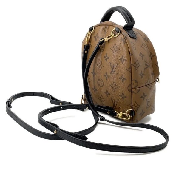 LOUIS VUITTON Palm Springs Backpack Size Mini Monogram Reverse Canvas Noir M... - Picture 2 of 16